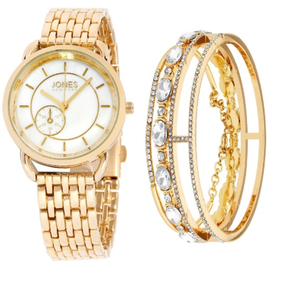 Jones New York Accessories - 🆕Jones New York Women's Gold Watch & Bracelet